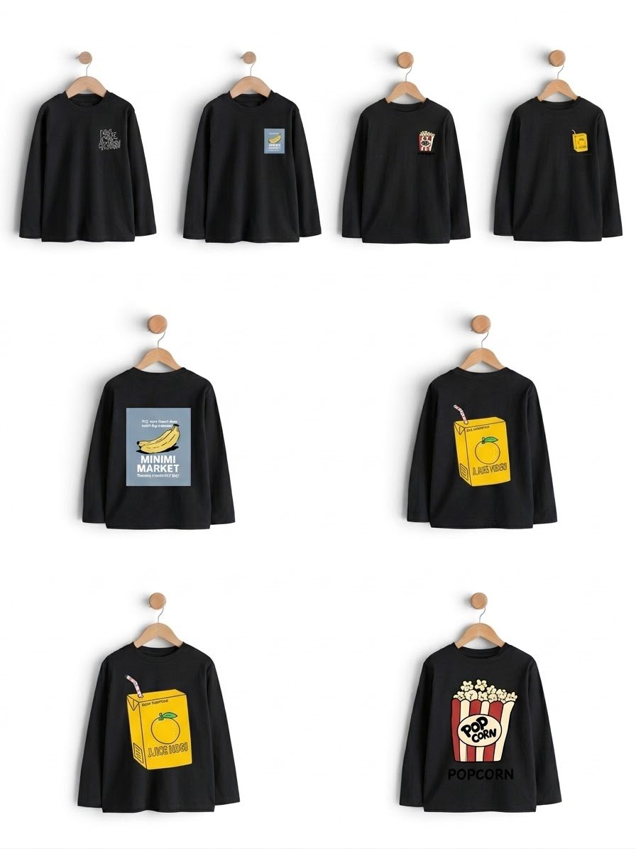 Minimi crna oversize majica